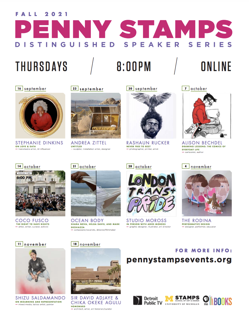 Penny Stamps Distinguished Speaker Series Stamps Scholars Connect